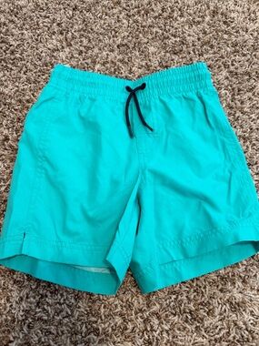 Old Navy Boys Aqua Green Swim Trunks